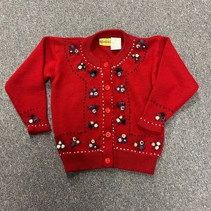 Adorable Bonjour girls sweater